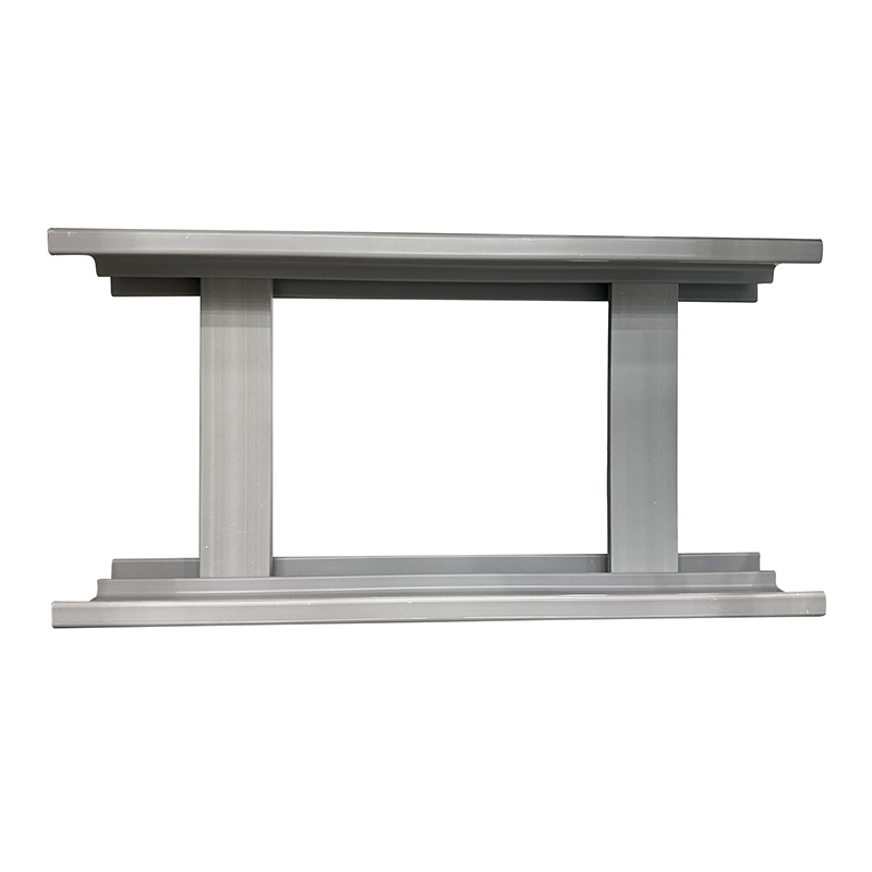 Aluminum alloy polymer bridge with inner lining